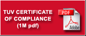BEAR TUV Certificate of Compliance